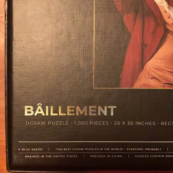 BlueKazoo BAILLEMENT 1,000 Piece Jigsaw Puzzle | 20” x 30” - Picture 3 of 10